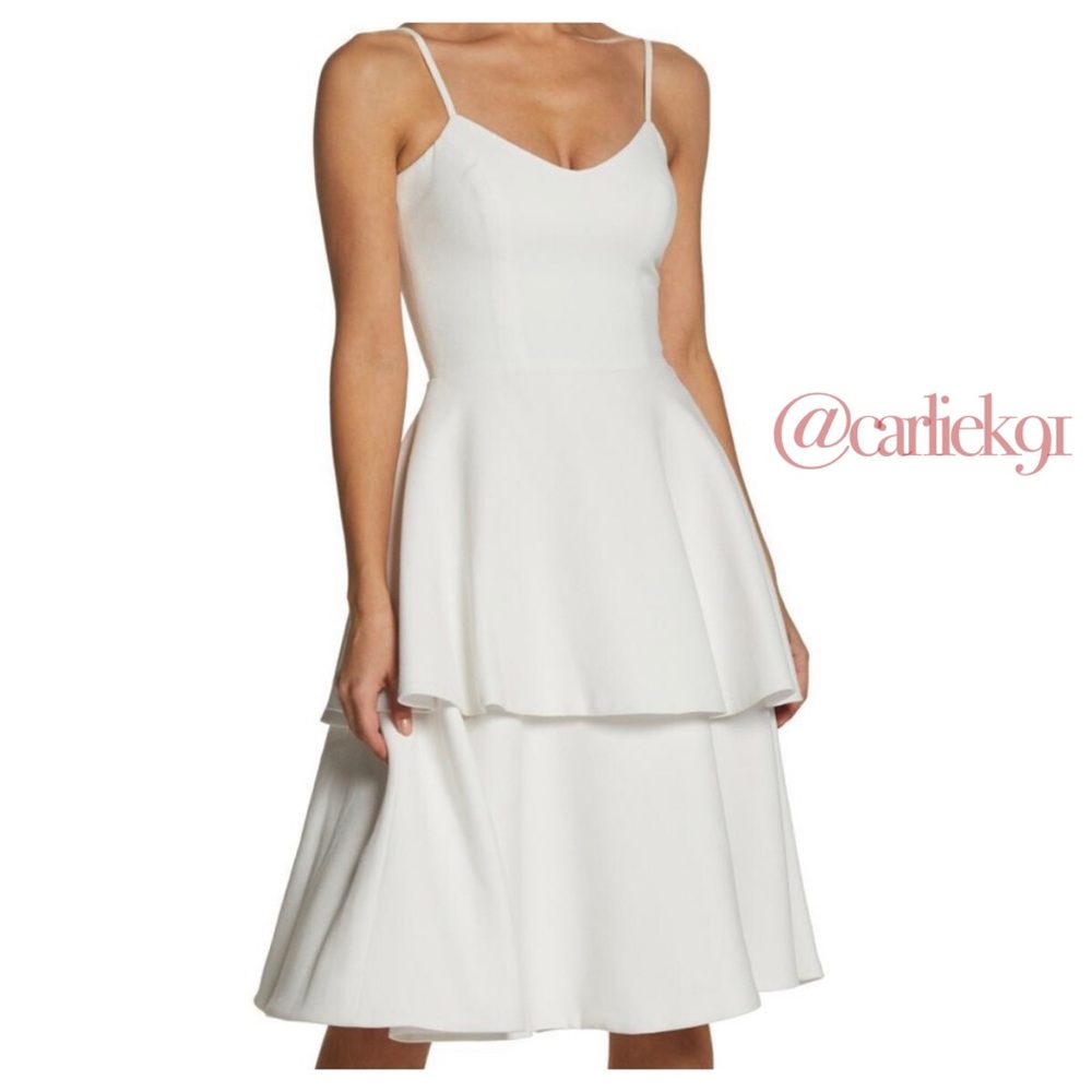 Dress the Population Elegant Tiered Dress